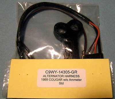 C29) Ford Mercury Cougar 1969 alternador arnés de cableado Foto 1 de 2