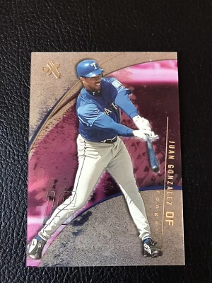 2002 E-X Baseball #47 Juan Gonzalez Texas Rangers - Image 1 of 2