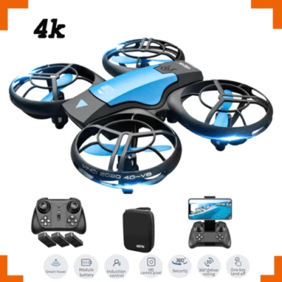 V8 Mini Drone 4K HD Dual Camera WIFI FPV RC Quadcopter 2023 new - Image 1 of 4