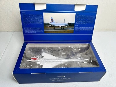MODELO DIECAST HOGAN WINGS (G-BOAC/8843AC) BRITISH AIRWAYS CONCORDE ESCALA 1:200 Foto 1 de 4
