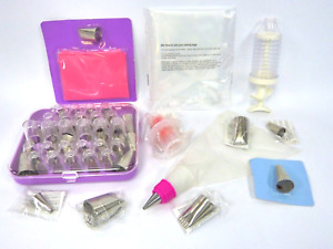 Icing Accessories Kit Icing Piping & Icing Nozzles Set Cake Decorating E67 P947
