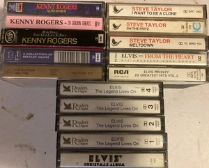 LARGE BUNDLE OF 200+ MUSIC CASSETTE TAPES JOB LOT BUNDLE WITH FREE UK POSTAGE - Picture 1 of 16
