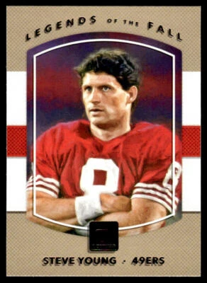 2017 Donruss Legends of the Fall #3 Steve Young - Image 1 of 2