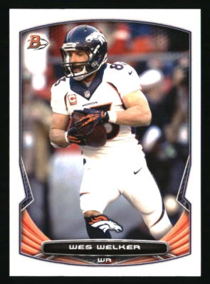 Wes Welker 2014 Bowman #39 FOOTBALL Card - Image 1 of 2
