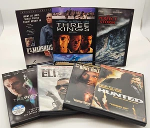 7 Action Thriller DVDs Bone Collector U.S. Marshals Prestige Hunted 3 Kings Eli - Picture 1 of 17