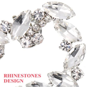 1 Crystal Shoe Clips Fashion Women Shoe Accessory Wedding Bride DIY - Picture 1 of 10