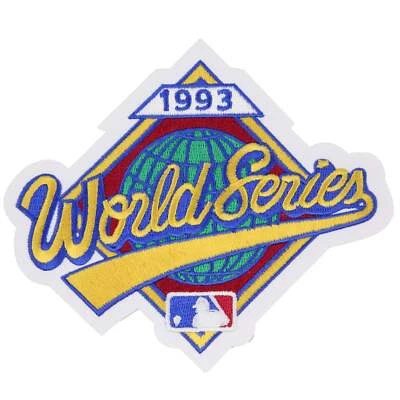 1993 MLB World Series Sleeve Patch Philadelphia Phillies Toronto Blue Jays - Image 1 of 3