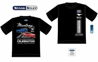 Camiseta negra de celebración del 50 aniversario para damas ¡RARA del evento de Las Vegas! 😎 Foto 1 de 3