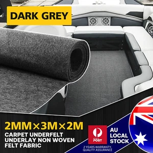12m2 Soundproofing Felt Fabric Car Carpet Underlay Materials Trunk Liner Replace - Picture 1 of 14