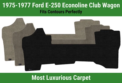 Alfombra de primera fila Lloyd Luxe para Ford E-250 Econoline Club Wagon 1975-1977  Foto 1 de 4