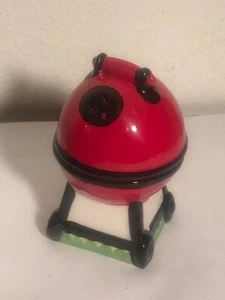 BBQ Grill Salz & Pfefferstreuer rot schwarz - Bild 1 von 4