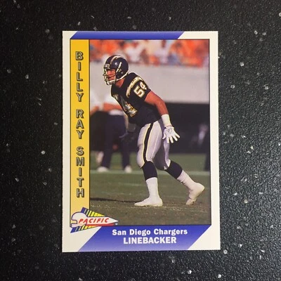 Billy Ray Smith 1991 Pacific Football #452 NFL San Diego Chargers Linebacker - Image 1 of 2
