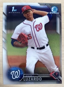 JESUS LUZARDO - 2016 Bowman Chrome Draft #BDC-59 - WASHINGTON NATIONALS - Picture 1 of 2