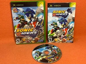 Sonic Riders Microsoft Xbox Juego Original Etiqueta Negra Probado ¡Funcionando Completo! - Imagen 1 de 2