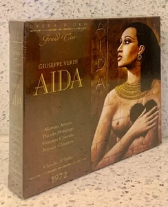 VERDI Aida [1972] (2 discs, Opera d'Oro) ABBADO • ARROYO • DOMINGO • GHIAUROV - Imagen 1 de 3