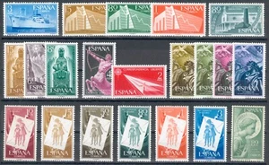 ESPAÑA 1956 - AÑO COMPLETO - EDIFIL 1185/1205** MNH - Imagen 1 de 2