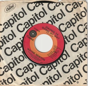 Wayne Newton Capitol I Ain't That Easy To Lose Leaving Ya Going My Way 45 Record - Picture 1 of 3