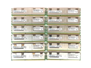 384GB (12x) Samsung M386B4G70DM0-YK03 4Rx4 PC3L-12800L DDR3 LRDIMM - Picture 1 of 2