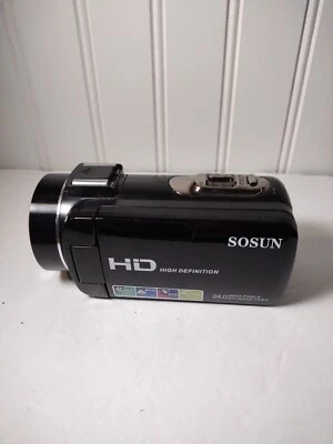 Small Handheld Camcorder HD 24.0 Megapixels Not Sure If Working or For Parts - Image 1 of 4