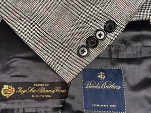 Brooks Brothers Loro Piana &Italy Plaid 100% wool sport coat blazer - Picture 1 of 21
