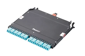 PANDUIT HD Flex Cassette OM4 12-Port Duplex LC to (1) 24-fiber MPO FHCXO-24F-10A - Photo 1/7