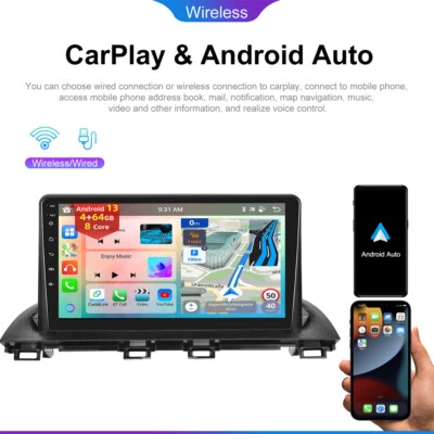Carplay For Mazda 3 Axela 2014-2018 Car Stereo Radio Android Auto GPS carplay - Image 1 of 4