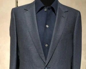 Sport Coat 40 Reg Navy / New NWT / Wool + Silk / Designer Rick Pallack Sale $995 - Picture 1 of 5