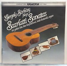 Sárközy Gergely: Scarlatti Sonatas (CD 1990 Hungaroton)  *Rare * OOP * Very Good