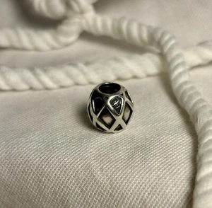 Pandora Criss Cross Sterling Silver Charm 790165 Rare 2003 - Picture 1 of 6