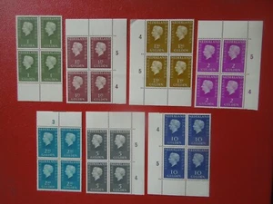 G6177 PAÍSES BAJOS 1969-81 JULIANA BLOQUES DEFINITIVOS DE 4 VER DES - Imagen 1 de 2