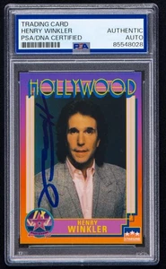 Henry Winkler signierte 1991 Starline Hollywood Walk of Fame Karte #26 (PSA) Fonz - Bild 1 von 2