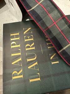 Ballard Design, Mckenzie Plaid Holiday Ribbon 10 Yards Christmas Ribbon - Picture 1 of 5