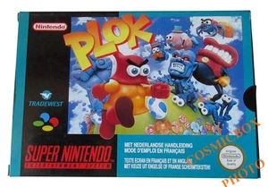 PLOK complet jeu video plateforme snes super nes cartouche Nintendo PAL VF testé - Picture 1 of 8