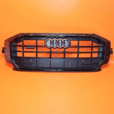 AUDI Q8 GRILLE 2019 2020 2021 4M8 853 651 A BLACK OEM - Image 1 of 4