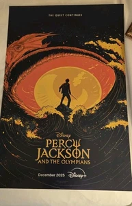 2025 SDCC COMIC CON EXCLUSIVE DISNEY POSTER PERCY JACKSON AND THE OLYMPIANS - Picture 1 of 1