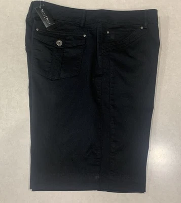 WHITE HOUSE BLACK MARKET Women’s  Black Bermuda Shorts~~Size 12 - Image 1 of 4