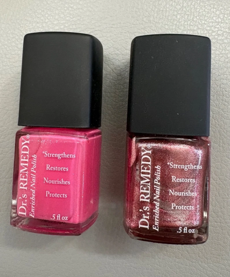 Dr’s Remedy Pack 2 Set Juego de Esmaltes de Uñas Rosa y Reflectante Rosa Foto 1 de 1