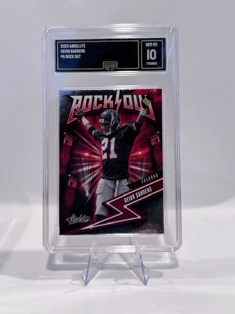 2023 Panini Absolute Deion Sanders #5 GMA 10 - Image 1 of 2