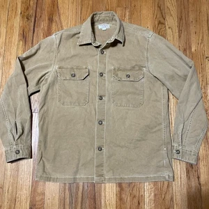 Vintage Wallace & Barnes Hemd-Jacke Duck Canvas Herren Medium - Bild 1 von 8