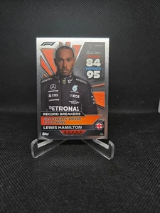 Lewis Hamilton 2022 Topps Turbo Attax " Record Breaker " 100 Wins Foil Parallel - Bild 1 von 2