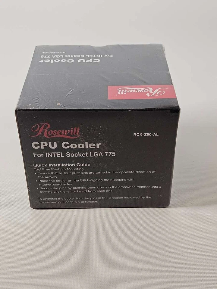 Rosewill RCX-Z90-AL CPU Cooler and Fan *Factory Sealed* - Image 1 of 4