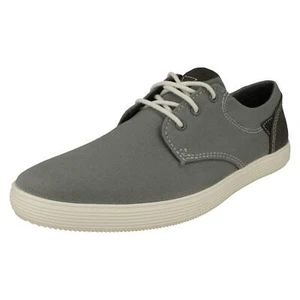 Hombre Clarks' Sharkford Andar ' Informal Lona Cordones Zapatos - Ajuste G - Imagen 1 de 21