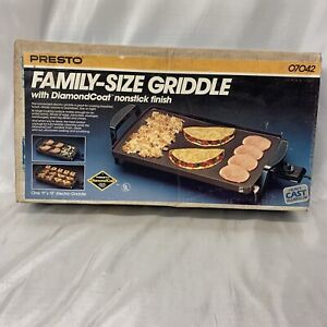 VTG Presto 20" Cool-Touch Electric Griddle - 07042 ~ NIB 11x18 Cook Surface. NOS