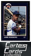 Jaime Roseboro 1988  Grand Slam Columbia Mets #24 TTM/IP Signed Autographed