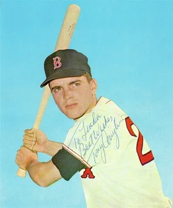 Tony Conigliaro Medias Rojas de Boston 1967 Foto Firmada 1969 A Linda Best Wishes MT C - Imagen 1 de 2
