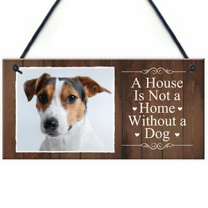 Personalised Dog Photo Gifts Hanging Sign Plaque Novelty Animal Dog Lover Gifts - Picture 1 of 9