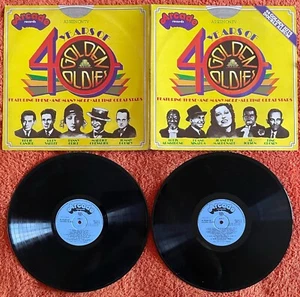40 Years Of Golden Oldies Double LP Gatefold Sleeve (UK) Various Artists - Picture 1 of 2