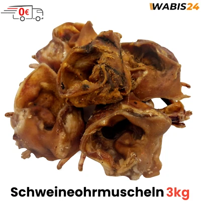 Orejas de cerdo orejas de cerdo secas bocadillo masticable golosina para perros BARF 3 kg - Imagen 1 de 4