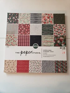 Almohadilla de papel The Paper Studio Poppies & Pines 12x12 20 diseños 60 hojas - Imagen 1 de 1