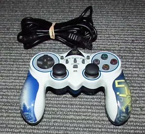 NHL Toronto Maple Leafs Wired Analog Playstation 2 PS2 Controller Fast Shipping - Picture 1 of 3